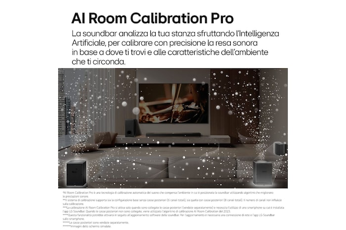 Caratteristica AI Room Calibration Pro